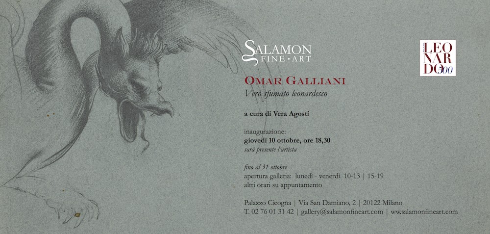 Omar Galliani - Vero sfumato leonardesco 